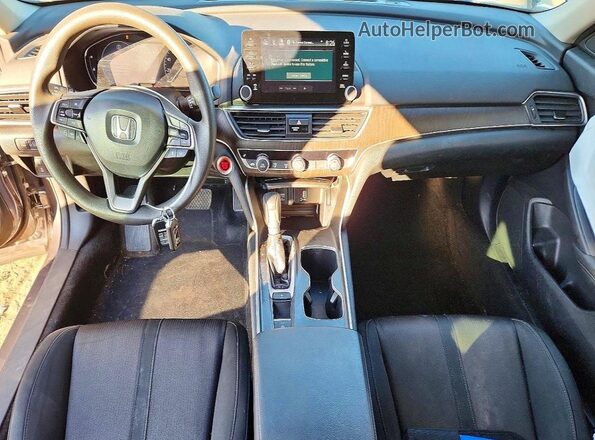 1HGCV1F47LA011284 2020 HONDA ACCORD Gray Вид панелі приладів