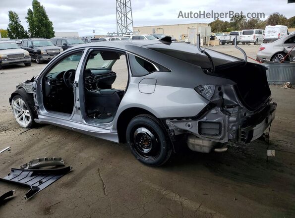 1HGCV1F47MA027115 2021 HONDA ACCORD Silver Trasero izquierdo