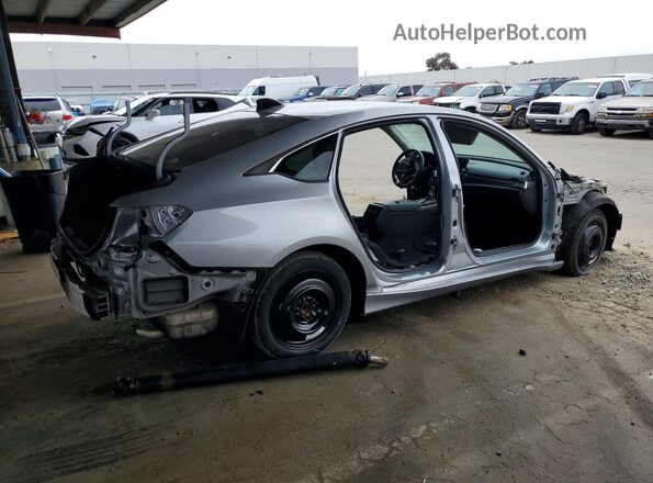 1HGCV1F47MA027115 2021 HONDA ACCORD Silver Trasero derecho