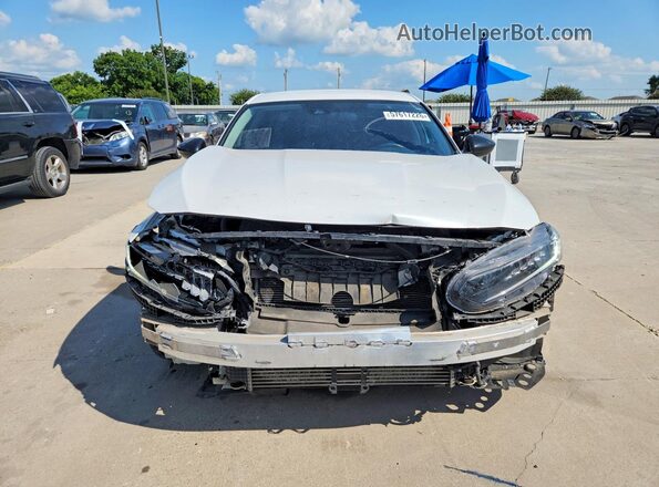1HGCV1F47MA111726 2021 HONDA ACCORD White Դիմացի տեսք