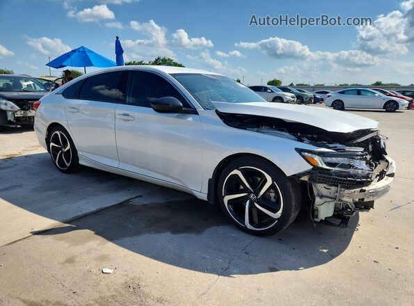 1HGCV1F47MA111726 2021 HONDA ACCORD White Առջևի աջ