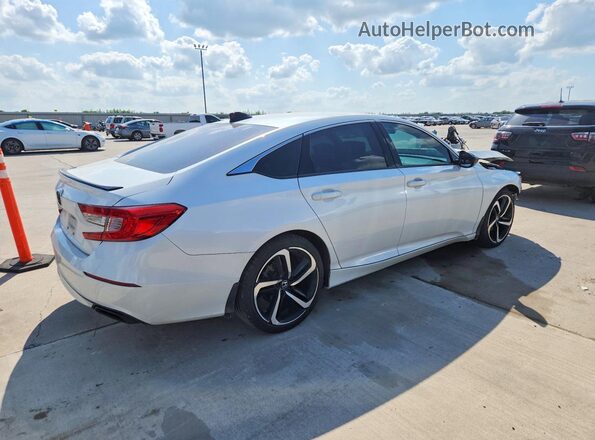 1HGCV1F47MA111726 2021 HONDA ACCORD White Հետևի աջ