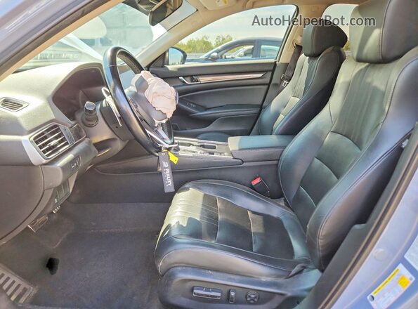 1HGCV1F47NA028105 2022 HONDA ACCORD Gray Widok wnętrza z przodu