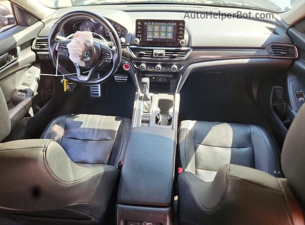 1HGCV1F47NA028105 2022 HONDA ACCORD Gray Widok deski rozdzielczej