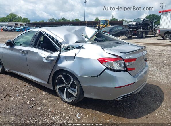 1HGCV1F47NA066787 2022 HONDA ACCORD Silver Widok z przodu