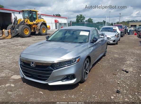 1HGCV1F47NA066787 2022 HONDA ACCORD Silver Widok zestawu wskaźników