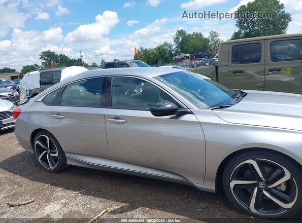 1HGCV1F47NA066787 2022 HONDA ACCORD Silver Widok wnętrza z tyłu