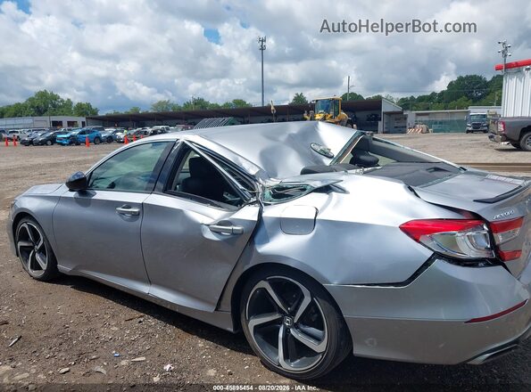 1HGCV1F47NA066787 2022 HONDA ACCORD Silver Widok wnętrza 360 stopni