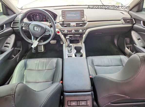 1HGCV1F47NA074288 2022 HONDA ACCORD Turquoise წინა პანელის ხედი