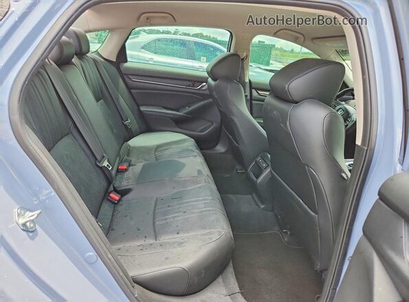 1HGCV1F47NA074288 2022 HONDA ACCORD Turquoise უკანა სავარძლების ხედი