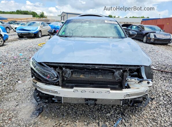 1HGCV1F47NA074288 2022 HONDA ACCORD Turquoise წინა ხედი