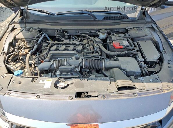 1HGCV1F48JA004938 2018 HONDA ACCORD Silver Vista interior trasera