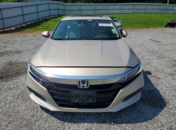 1HGCV1F48JA071068 2018 HONDA ACCORD Beige Вид спереду