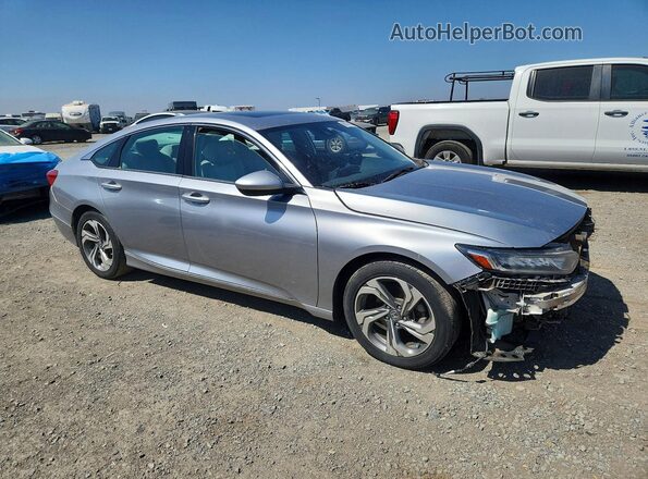 1HGCV1F48KA022700 2019 HONDA ACCORD Silver Przód prawy