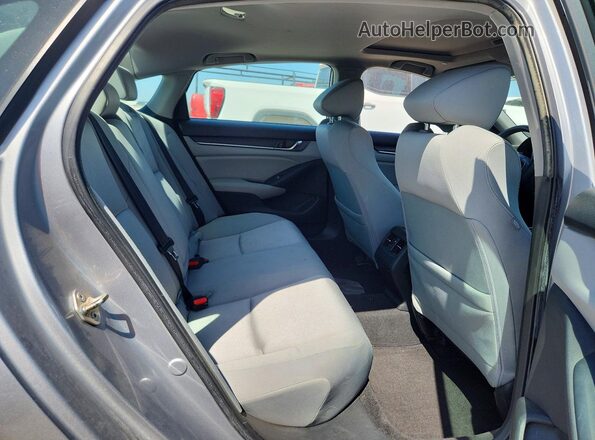 1HGCV1F48KA022700 2019 HONDA ACCORD Silver Widok tylnych siedzeń