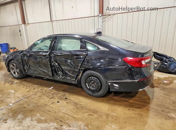 1HGCV1F48KA062582 2019 HONDA ACCORD Black უკანა მარცხენა