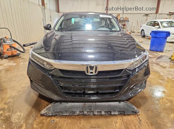 1HGCV1F48KA062582 2019 HONDA ACCORD Black წინა ხედი