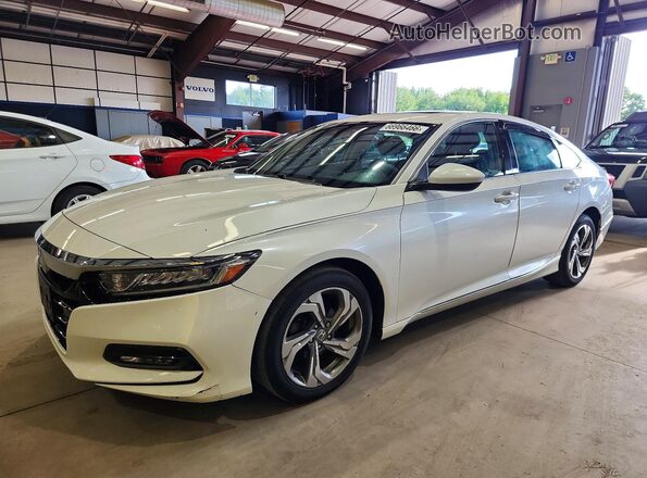 1HGCV1F48KA162231 2019 HONDA ACCORD White უკანა მარცხენა