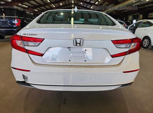1HGCV1F48KA162231 2019 HONDA ACCORD White ძრავის განყოფილების ხედი