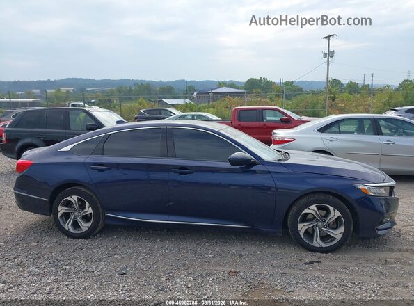 1HGCV1F48LA019409 2020 HONDA ACCORD Dark Blue უკანა სალონის ხედი