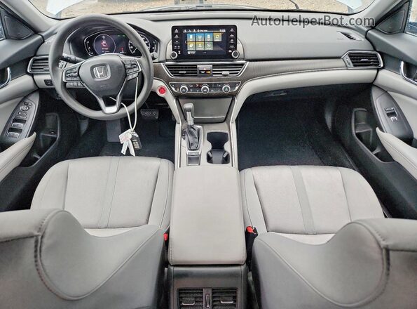 1HGCV1F48LA047971 2020 HONDA ACCORD Silver Widok deski rozdzielczej
