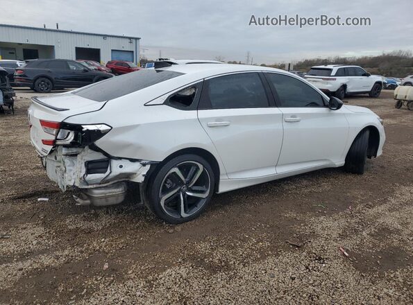 1HGCV1F48MA036258 2021 HONDA ACCORD White Հետևի աջ