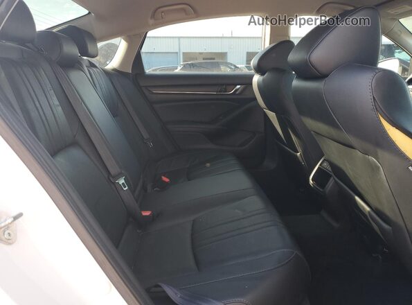 1HGCV1F48MA036258 2021 HONDA ACCORD White Հետևի նստատեղերի տեսք