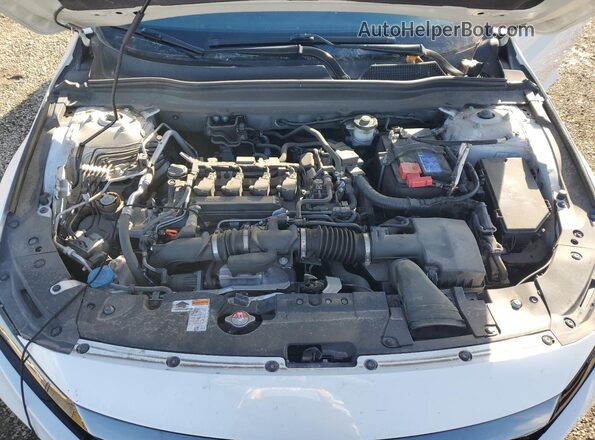 1HGCV1F48MA036258 2021 HONDA ACCORD White Սալոնի հետևի տեսք