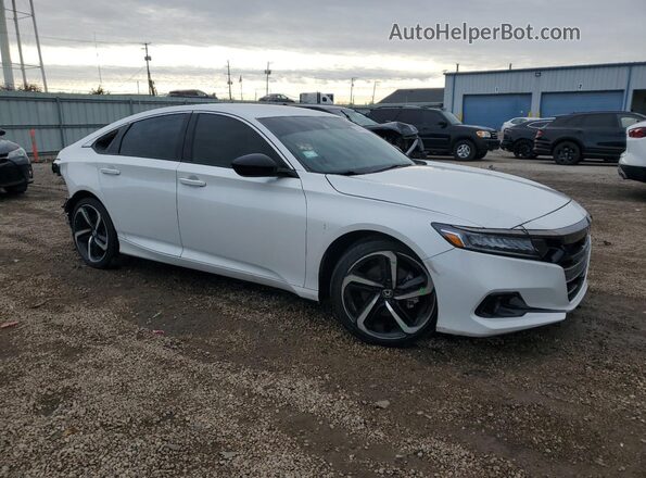 1HGCV1F48MA036258 2021 HONDA ACCORD White Առջևի աջ