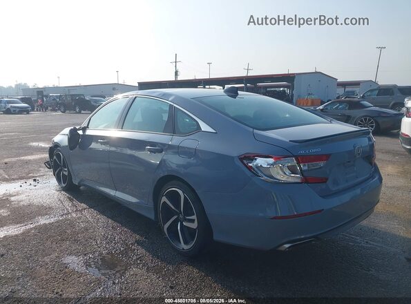 1HGCV1F48MA120709 2021 HONDA ACCORD Gray Tył lewy