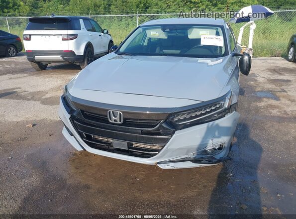 1HGCV1F48MA120709 2021 HONDA ACCORD Gray Widok z przodu