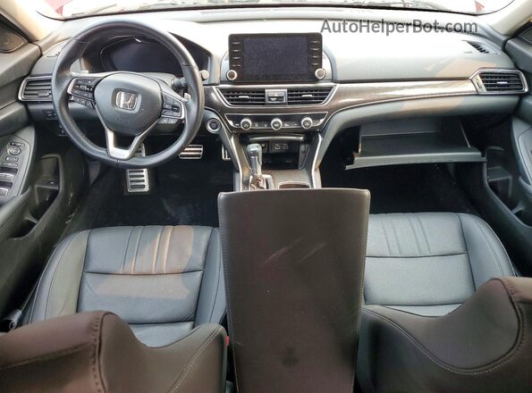 1HGCV1F48NA004248 2022 HONDA ACCORD Red წინა პანელის ხედი