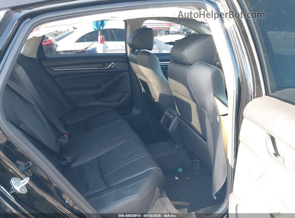 1HGCV1F48NA073554 2022 HONDA ACCORD Black Widok naklejki z numerem VIN
