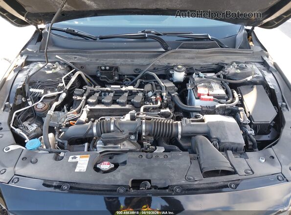 1HGCV1F48NA073554 2022 HONDA ACCORD Black Widok z tyłu