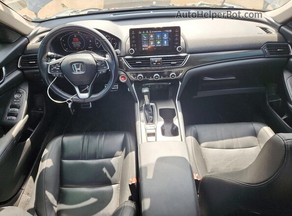 1HGCV1F48NA107766 2022 HONDA ACCORD Gray Widok deski rozdzielczej