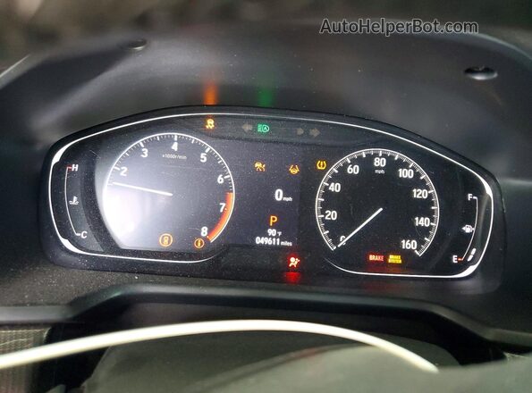 1HGCV1F48NA115169 2022 HONDA ACCORD Gray Սարքավորումների վահանակի տեսք
