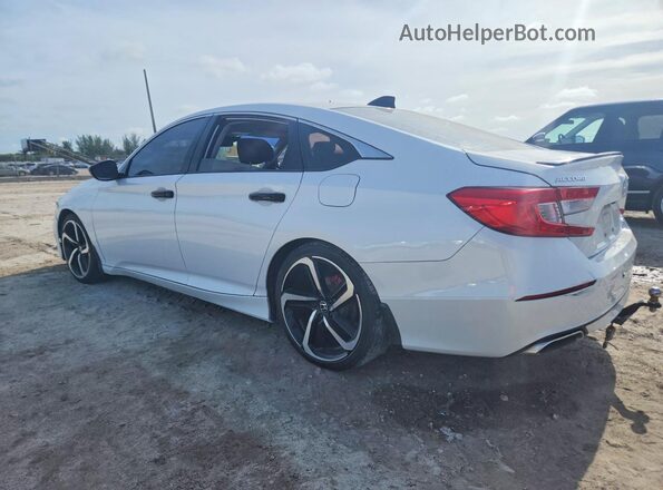 1HGCV1F48NA120310 2022 HONDA ACCORD White Rear left
