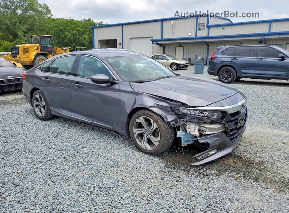 1HGCV1F49JA053940 2018 HONDA ACCORD Silver Przód prawy