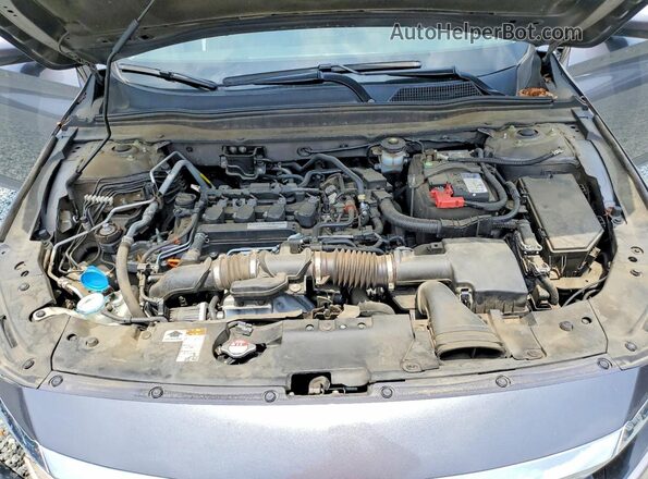 1HGCV1F49JA053940 2018 HONDA ACCORD Silver Widok wnętrza z tyłu