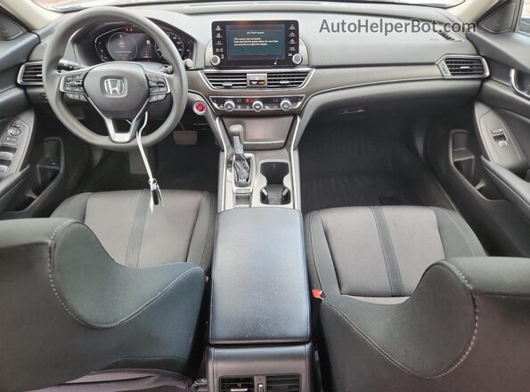 1HGCV1F49JA077669 2018 HONDA ACCORD Black Vista del salpicadero