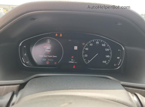 1HGCV1F49JA077669 2018 HONDA ACCORD Black Vista del cuadro de instrumentos