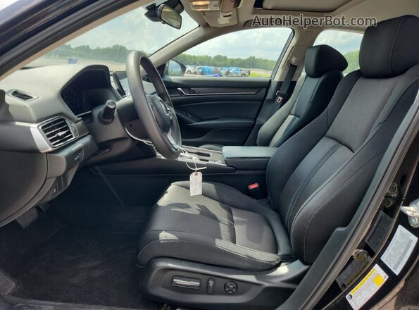 1HGCV1F49JA077669 2018 HONDA ACCORD Black Vista interior delantera