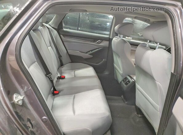 1HGCV1F49JA232818 2018 HONDA ACCORD Gray Հետևի նստատեղերի տեսք