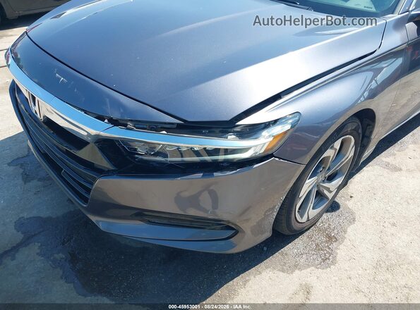 1HGCV1F49KA060324 2019 HONDA ACCORD Gray 