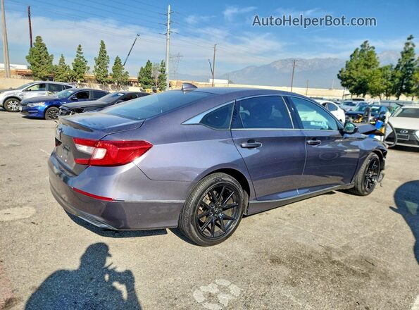 1HGCV1F49LA028104 2020 HONDA ACCORD Gray Հետևի աջ
