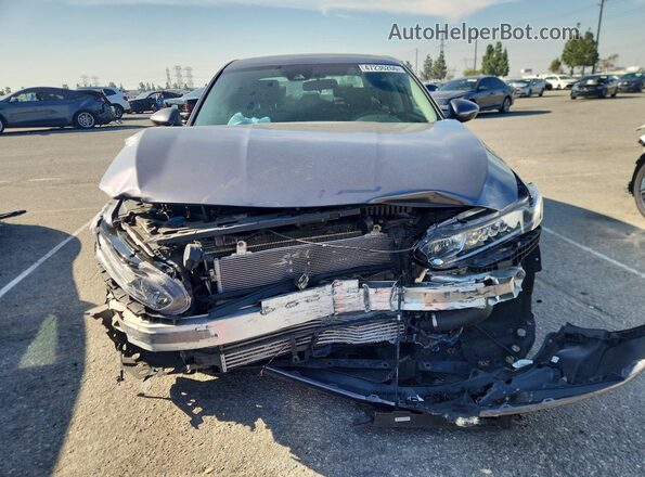 1HGCV1F49LA028104 2020 HONDA ACCORD Gray Դիմացի տեսք