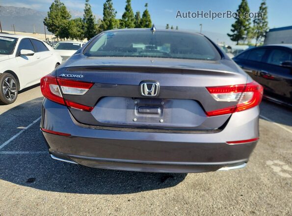 1HGCV1F49LA028104 2020 HONDA ACCORD Gray Հետևի տեսք