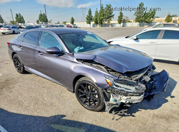 1HGCV1F49LA028104 2020 HONDA ACCORD Gray Առջևի աջ