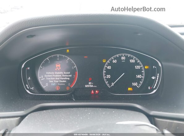 1HGCV1F49LA091266 2020 HONDA ACCORD White Հետևի նստատեղերի տեսք