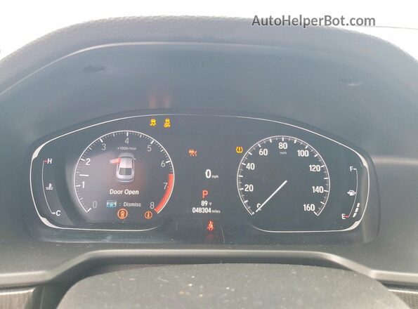 1HGCV1F49MA068667 2021 HONDA ACCORD Black Սարքավորումների վահանակի տեսք